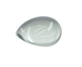 Crystal Quartz 1PC Small 7x9 MM Pear Cabochon White Superior semi Precious Loose Gemstone
