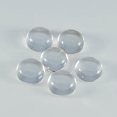 Crystal Quartz 1PC Large 10x10 MM Round Cabochon White Fine semi Precious Gems