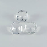 Crystal Quartz 1PC Tiny 6x6 MM Cushion Faceted White Polished Semi Precious Loose Gemstones