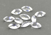 Crystal Quartz 1PC Small 5x10 MM Marquise Faceted White Splendid Semi Precious Gems