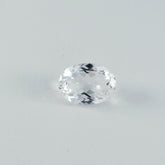 Crystal Quartz 1PC Chunky 12x16 MM Oval Faceted White Fine Semi Precious Loose Gemstone