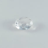 Crystal Quartz 1PC Chunky 15x20 MM Oval Faceted White Natural Semi Precious Gems
