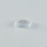 Crystal Quartz 1PC Medium 7x10 MM Oval Faceted White Sparkling Semi Precious Gems