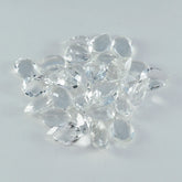 Crystal Quartz 1PC Large 8x12 MM Pear Faceted White Brilliant Semi Precious Loose Gems