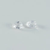 Crystal Quartz 1PC Medium 8x10 MM Pear Faceted White Pure Semi Precious Loose Gemstones