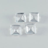 Crystal Quartz 1PC Chunky 16x16 MM Square Faceted White Pure Semi Precious Loose Gems