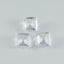 Crystal Quartz 1PC Tiny 6x6 MM Square Faceted White Polished Semi Precious Loose Gemstones