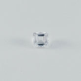 Crystal Quartz 1PC Large 10x10 MM Square Faceted White Shine Semi Precious Loose Gemstones