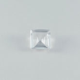 Crystal Quartz 1PC Large 12x12 MM Square Faceted White High Quality Semi Precious Loose Gems