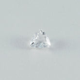 Crystal Quartz 1PC Chunky 13x13 MM Triangle Faceted White Natural Semi Precious Loose Gemstone
