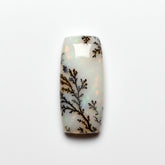 Dendrite Opal 1PC Small 5x10 MM Baguette Cabochon White High-Quality semi Precious Precious Gemstone