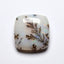 Dendrite Opal 1PC Medium 9x9 MM Cushion Cabochon White Brilliant semi Precious Loose Gemstones