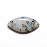 Dendrite Opal 1PC Small 6x12 MM Marquise Cabochon White Pure semi Precious Precious Gemstone