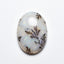 Dendrite Opal 1PC Large 8x12 MM Oval Cabochon White Fiery semi Precious Semi Precious Gemstone