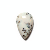Dendrite Opal 10PC Tiny 4x6 MM Pear Cabochon White Splendid semi Precious Loose Gemstone