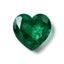 Emerald 1PC Large 11x11 MM Heart Faceted Green Fine Precious Gems