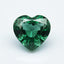 Emerald 1PC Chunky 14x14 MM Heart Faceted Green Genuine Precious Loose Gemstones