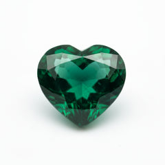 Emerald 10PC Tiny 3x3 MM Heart Faceted Green Fiery Precious Gems