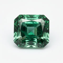 Emerald 1PC Large 11x11 MM Square Faceted Green Fine Precious Gems