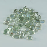 Green Amethyst 1PC Tiny 5x7 MM Emerald Faceted Green Fine Semi Precious Gems