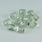 Green Amethyst 1PC Small 6x8 MM Emerald Faceted Green High Quality Semi Precious Loose Gems