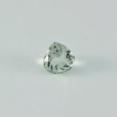 Green Amethyst 1PC Chunky 16x16 MM Heart Faceted Green Pure Semi Precious Loose Gems