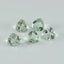Green Amethyst 1PC Tiny 6x6 MM Heart Faceted Green Polished Semi Precious Loose Gemstones