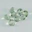 Green Amethyst 1PC Small 8x8 MM Heart Faceted Green Luster Semi Precious Loose Gems