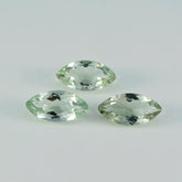 Green Amethyst 1PC Tiny 3x6 MM Marquise Faceted Green Natural Semi Precious Loose Gemstone