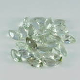 Green Amethyst 1PC Tiny 4x8 MM Marquise Faceted Green Genuine Semi Precious Loose Gemstones