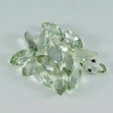 Green Amethyst 1PC Small 6x12 MM Marquise Faceted Green Pure Semi Precious Loose Gems