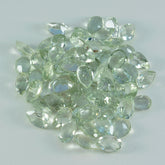 Green Amethyst 1PC Small 6x8 MM Pear Faceted Green Pure Semi Precious Loose Gemstones