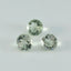 Green Amethyst 1PC Chunky 14x14 MM Round Faceted Green Genuine Semi Precious Loose Gemstones