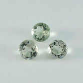 Green Amethyst 1PC Chunky 14x14 MM Round Faceted Green Genuine Semi Precious Loose Gemstones