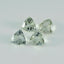 Green Amethyst 1PC Chunky 16x16 MM Triangle Faceted Green Pure Semi Precious Loose Gems
