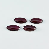 Garnet 10PC Tiny 3x6 MM Marquise Cabochon Red Luster semi Precious Precious Gemstone
