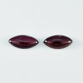 Garnet 1PC Small 5x10 MM Marquise Cabochon Red Shine semi Precious Loose Gems