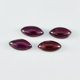 Garnet 1PC Small 6x12 MM Marquise Cabochon Red Fine semi Precious Loose Gemstone