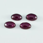 Garnet 1PC Medium 8x10 MM Oval Cabochon Red Polished semi Precious Loose Gemstones