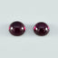 Garnet 1PC Large 10x10 MM Round Cabochon Red Luster semi Precious Loose Gems