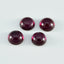 Garnet 1PC Small 7x7 MM Round Cabochon Red Sparkling semi Precious Semi Precious Gemstone