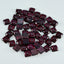 Garnet 10PC Tiny 4x4 MM Square Cabochon Red Brilliant semi Precious Precious Gemstone