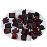 Garnet 1PC Small 6x9 MM Emerald Faceted Red High Quality Semi Precious Loose Gemstones