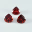 Garnet 1PC Chunky 14x14 MM Heart Faceted Red Genuine Semi Precious Loose Gems