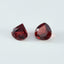 Garnet 10PC Tiny 4x4 MM Heart Faceted Red Brilliant Semi Precious Loose Gemstones