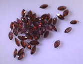 Garnet 1PC Tiny 4x8 MM Marquise Faceted Red Sparkling Semi Precious Loose Gemstone