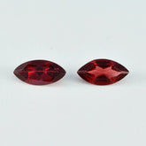 Garnet 1PC Small 6x12 MM Marquise Faceted Red Splendid Semi Precious Gems
