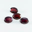 Garnet 1PC Tiny 4x6 MM Oval Faceted Red Fiery Semi Precious Gems