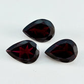 Garnet 1PC Chunky 13x18 MM Pear Faceted Red Fine Semi Precious Loose Gemstone