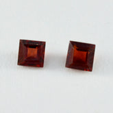 Garnet 1PC Medium 9x9 MM Square Faceted Red Lustrous Semi Precious Gems
